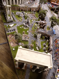 Scale model of the Forum Romanum at the Italy section of Miniatur Wunderland