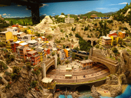 Scale model of Riomaggiore at the Italy section of Miniatur Wunderland