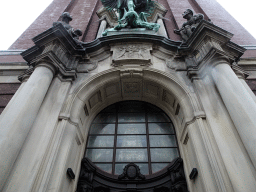 West facade of St. Michael`s Church at the Englische Planke street