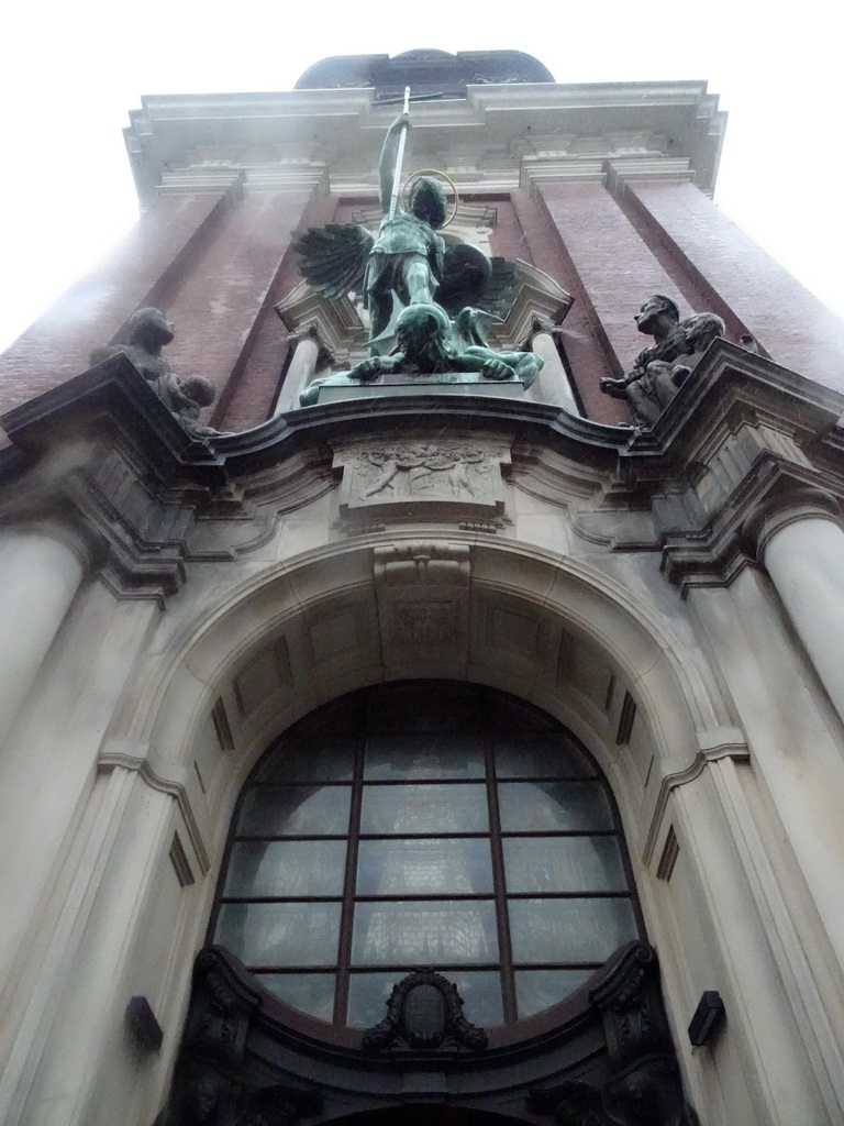 West facade of St. Michael`s Church at the Englische Planke street