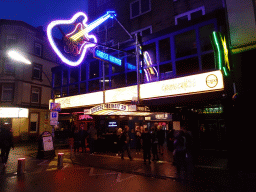 Front of the Große Freiheit 36 club at the Große Freiheit street, by night