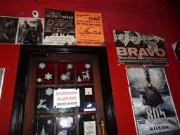 Posters on the right front of the Indra Club 64 at the Große Freiheit street