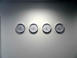 Clocks at the Agena Bioscience building