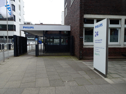 Entrance to the Philips Hamburg building at the Röntgenstraße street