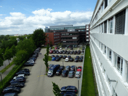 Parking lot at the Sengelmannstraße street, viewed from the Philips Hamburg building
