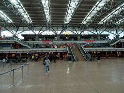 Interior of the Departure Hall of Hamburg Airport