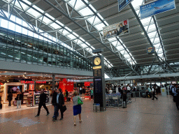 Interior of the Departure Hall of Hamburg Airport