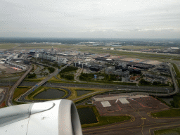 hamburg_1_004 - 289 kb - 1024x768 - Schiphol Airport, viewed from the airplane from Amsterdam Schiphol Airport, viewed from the airplane from Amsterdam