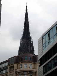 hamburg_1_033 - 207 kb - 768x1024 - The tower of the St. Nikolai Memorial, viewed from the Großer Burstah street The tower of the St. Nikolai Memorial, viewed from the Großer Burstah street