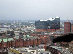 hamburg_1_062 - 314 kb - 1024x768 - The southwest side of the city with the Elbphilharmonie concert hall, viewed from the tower of the St. Nikolai Memorial The southwest side of the city with the Elbphilharmonie concert hall, viewed from the tower of the St. Nikolai Memorial