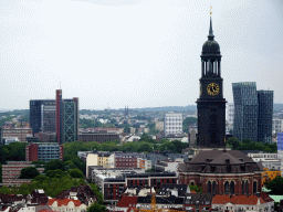 hamburg_1_071 - 293 kb - 1024x768 - The west side of the city with St. Michael`s Church and the Dancing Towers, viewed from the tower of the St. Nikolai Memorial The west side of the city with St. Michael`s Church and the Dancing Towers, viewed from the tower of the St. Nikolai Memorial