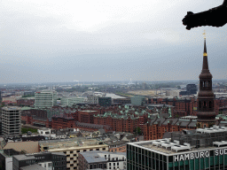 hamburg_1_078 - 280 kb - 1024x768 - The southeast side of the city with the St. Katharinen Church and the Elbe river, viewed from the tower of the St. Nikolai Memorial The southeast side of the city with the St. Katharinen Church and the Elbe river, viewed from the tower of the St. Nikolai Memorial