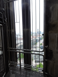 hamburg_1_079 - 286 kb - 768x1024 - The viewing point at the tower of the St. Nikolai Memorial, with a view on the west side of the city with the Willy-Brandt-Straße street and St. Michael`s Church The viewing point at the tower of the St. Nikolai Memorial, with a view on the west side of the city with the Willy-Brandt-Straße street and St. Michael`s Church