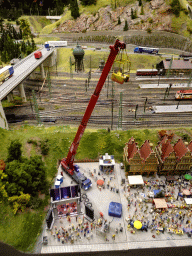 hamburg_1_220 - 436 kb - 768x1024 - Scale model of the Bungee Jumper and railway track at the Central Germany section of Miniatur Wunderland Scale model of the Bungee Jumper and railway track at the Central Germany section of Miniatur Wunderland