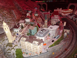 hamburg_1_246 - 410 kb - 1024x768 - Scale model of a town at the Switzerland section of Miniatur Wunderland, at sunset Scale model of a town at the Switzerland section of Miniatur Wunderland, at sunset