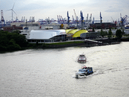 hamburg_1_397 - 349 kb - 1024x768 - Boats in the Elbe river, the Theater an der Elbe, the Theater im Hafen and the Hamburg harbour, viewed from the viewing point of the Elbphilharmonie concert hall Boats in the Elbe river, the Theater an der Elbe, the Theater im Hafen and the Hamburg harbour, viewed from the viewing point of the Elbphilharmonie concert hall