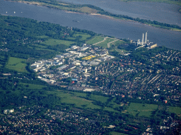hamburg_1_440 - 399 kb - 1024x768 - The town of Wedel and the Elbe river, viewed from the airplane to Amsterdam The town of Wedel and the Elbe river, viewed from the airplane to Amsterdam