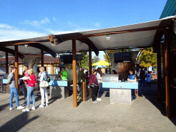 Entrance gates to the Dolfinarium Harderwijk at the Strandboulevard Oost