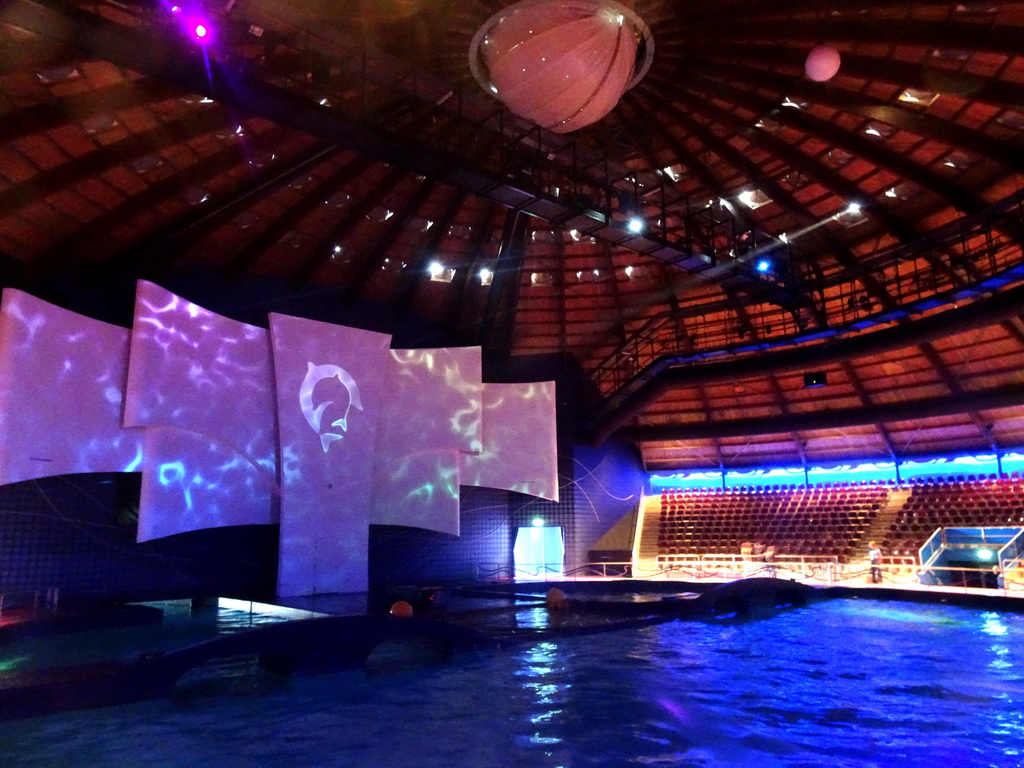 Interior of the DolfijndoMijn theatre at the Dolfinarium Harderwijk