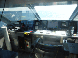 Helm of our Seastar Cruises tour boat