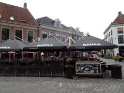 Terrace of Café Restaurant Banka at the Markt square