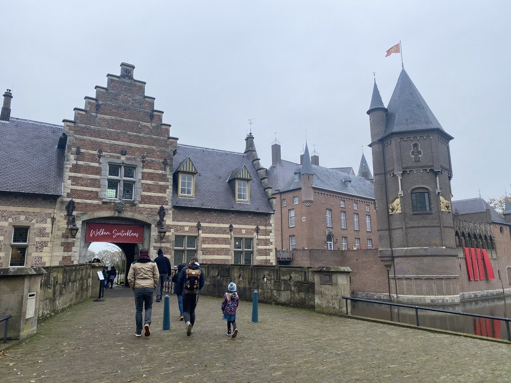 Front bridge and entrance of the Heeswijk Castle