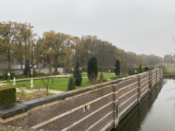 The garden of the Heeswijk Castle, viewed from the bridge to the main building