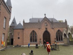 Outer square at the main building of the Heeswijk Castle, during the `Sint op het Kasteel 2022` event