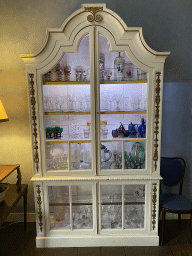 Cabinet at the resting room at the first floor of the main building of the Heeswijk Castle, during the `Sint op het Kasteel 2022` event