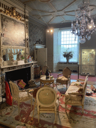 Interior of the meeting room at the second floor of the main building of the Heeswijk Castle, during the `Sint op het Kasteel 2022` event