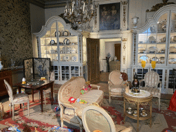 Interior of the meeting room at the second floor of the main building of the Heeswijk Castle, during the `Sint op het Kasteel 2022` event