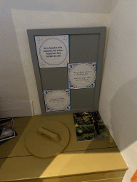 Interior of the toilet at the second floor of the main building of the Heeswijk Castle, during the `Sint op het Kasteel 2022` event