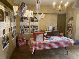 Interior of the Pieten room at the second floor of the main building of the Heeswijk Castle, during the `Sint op het Kasteel 2022` event