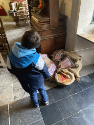 Max at the kitchen at the ground floor of the main building of the Heeswijk Castle, during the `Sint op het Kasteel 2022` event