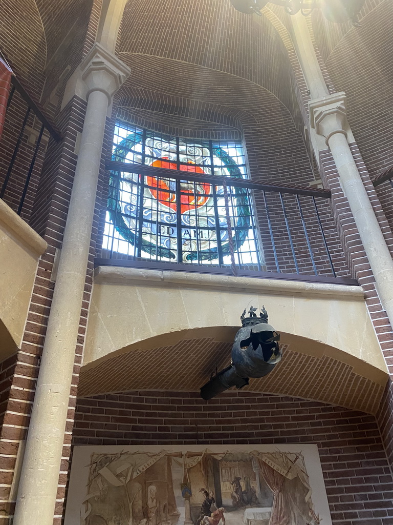 Interior of the tower of the Heeswijk Castle, during the `Sint op het Kasteel 2022` event