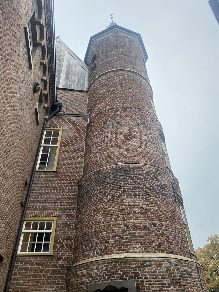 East side of the main building of the Heeswijk Castle, during the `Sint op het Kasteel 2022` event