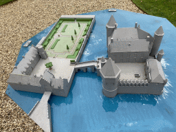 Scale model of the Heeswijk Castle at the garden of the Heeswijk Castle