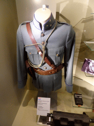 Dutch Infantry Officer uniform at the World War II room at the upper floor of the main building of the HistoryLand museum