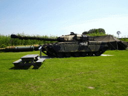 Tank at the Oorlogsveld area at the HistoryLand museum