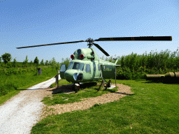 Mi-2 Helicopter at the Oorlogsveld area at the HistoryLand museum