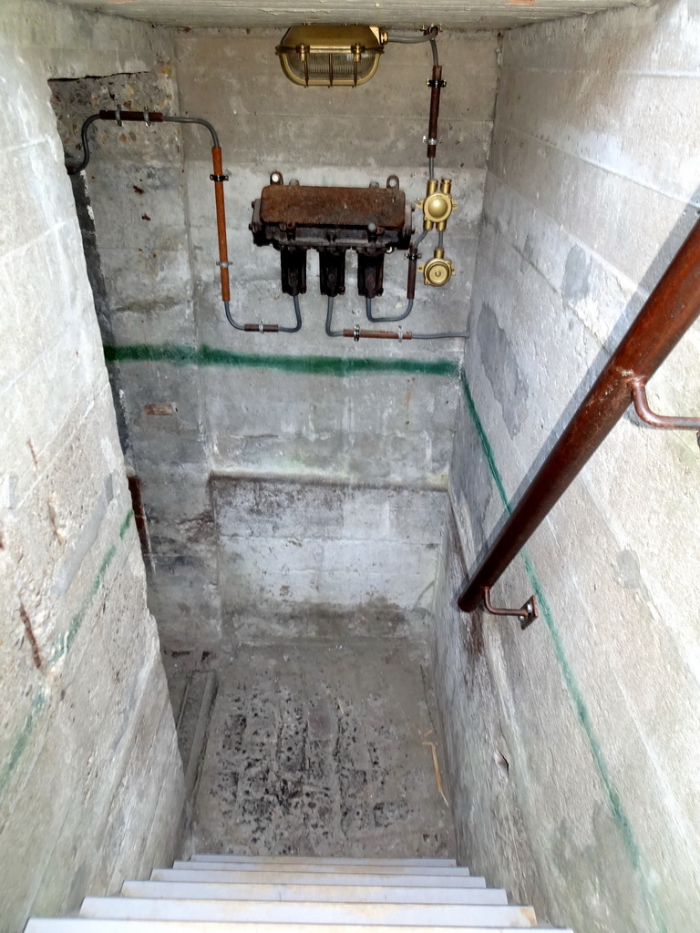 Interior of a bunker at the Oorlogsveld area at the HistoryLand museum