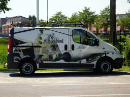 Historyland van at the parking lot of the HistoryLand museum