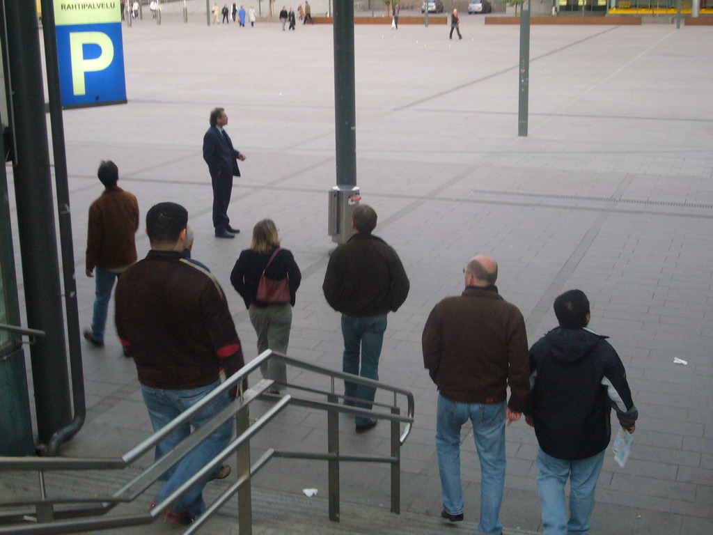 Miaomiao`s colleagues at Narinkka Square