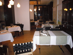 Interior of the restaurant of the Helka Hotel