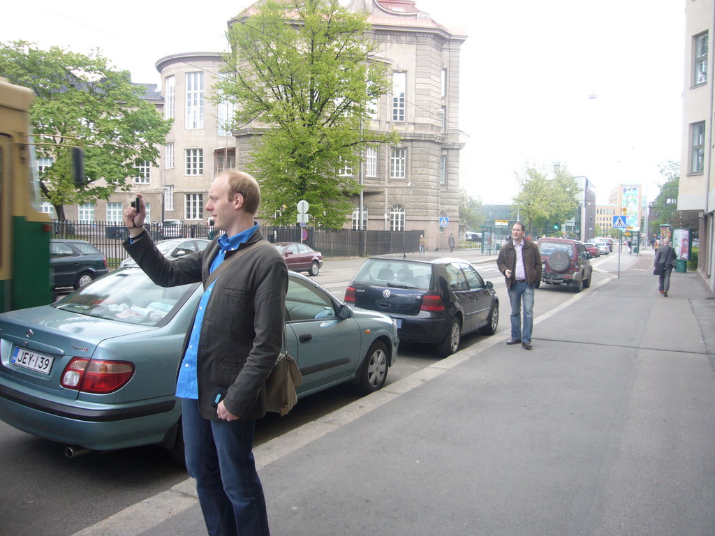 Miaomiao`s colleagues at the Arkadiankatu street