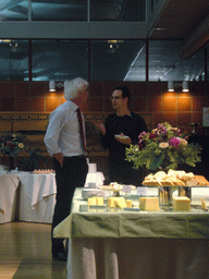 Miaomiao`s colleagues at a restaurant in the city center