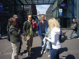 Miaomiao`s colleagues at the Tennispalatsinaukio square