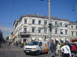 Front of the Sasso Hotel at the northwest side of Market Square