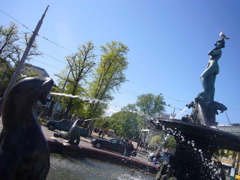 The Havis Amanda statue at Market Square