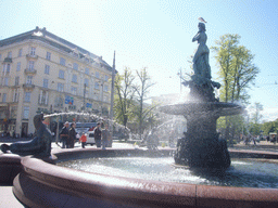 The Havis Amanda statue at Market Square